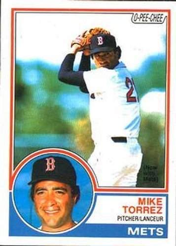 #312 Mike Torrez - New York Mets - 1983 O-Pee-Chee Baseball