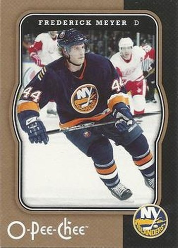 #312 Frederick Meyer - New York Islanders - 2007-08 O-Pee-Chee Hockey
