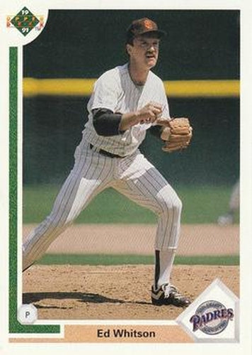 #312 Ed Whitson - San Diego Padres - 1991 Upper Deck Baseball