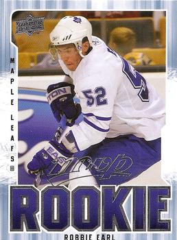 #312 Robbie Earl - Toronto Maple Leafs - 2008-09 Upper Deck MVP Hockey