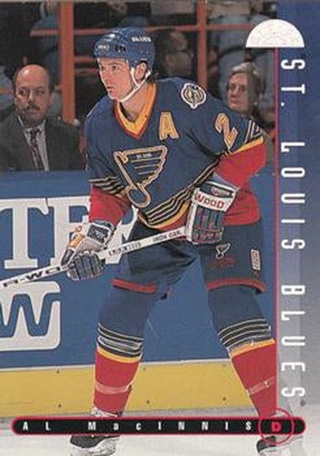#312 Al MacInnis - St. Louis Blues - 1995-96 Leaf Hockey