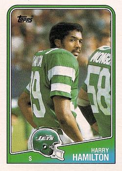 #313 Harry Hamilton - New York Jets - 1988 Topps Football