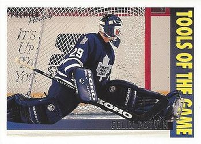 #313 Felix Potvin - Toronto Maple Leafs - 1994-95 Topps Premier Hockey
