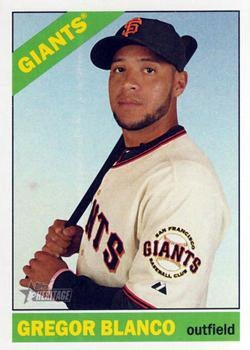 #313 Gregor Blanco - San Francisco Giants - 2015 Topps Heritage Baseball