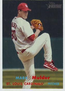 #313 Mark Mulder - St. Louis Cardinals - 2006 Topps Heritage Baseball