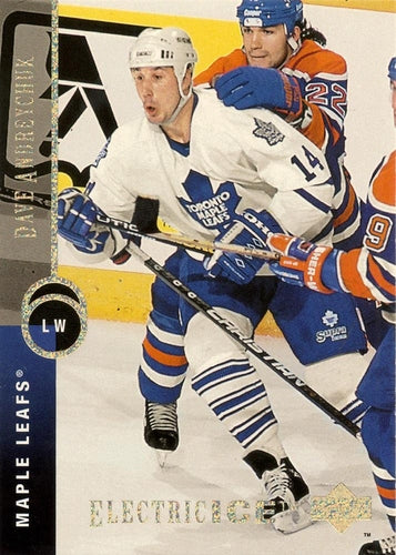 #313 Dave Andreychuk - Toronto Maple Leafs - 1994-95 Upper Deck Hockey - Electric Ice