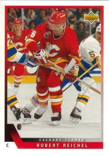 #313 Robert Reichel - Calgary Flames - 1993-94 Upper Deck Hockey