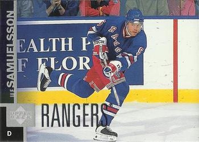 #313 Ulf Samuelsson - New York Rangers - 1997-98 Upper Deck Hockey
