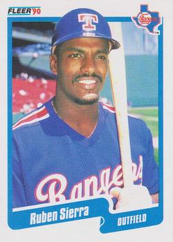 #314 Ruben Sierra - Texas Rangers - 1990 Fleer USA Baseball