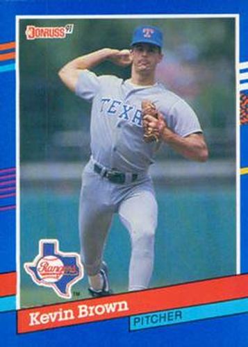 #314 Kevin Brown - Texas Rangers - 1991 Donruss Baseball