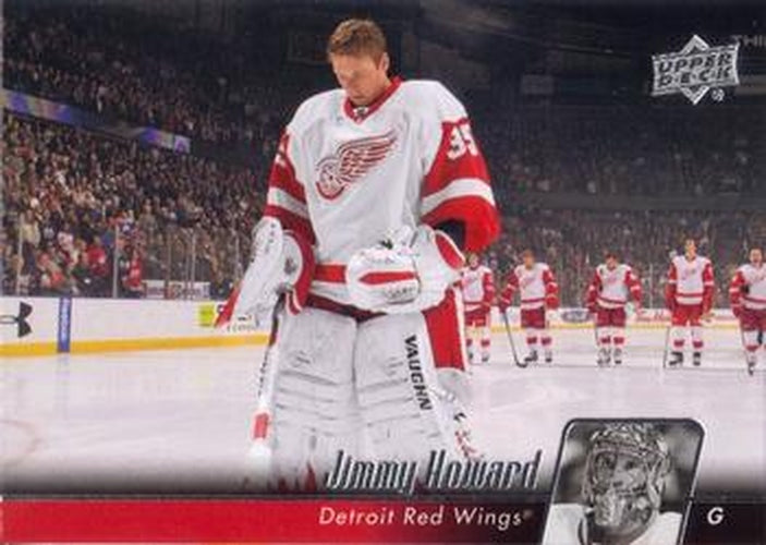 #314 Jimmy Howard - Detroit Red Wings - 2010-11 Upper Deck Hockey