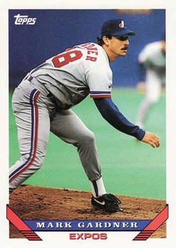 #314 Mark Gardner - Montreal Expos - 1993 Topps Baseball