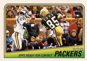 #314 Packers Team Leaders - Phillip Epps - Green Bay Packers - 1988 Topps Football
