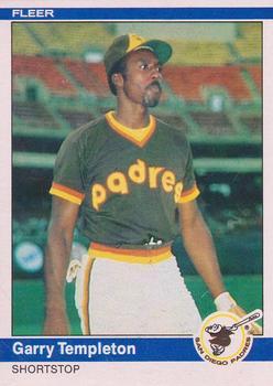 #314 Garry Templeton - San Diego Padres - 1984 Fleer Baseball