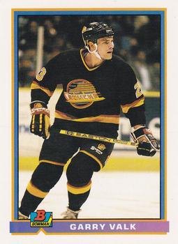 #314 Garry Valk - Vancouver Canucks - 1991-92 Bowman Hockey