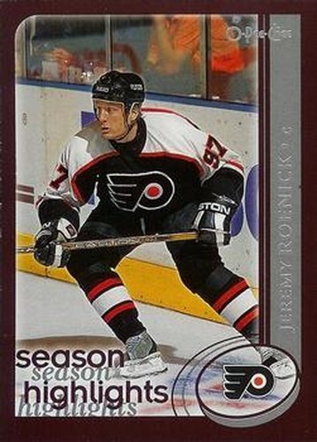 #314 Jeremy Roenick - Philadelphia Flyers - 2002-03 O-Pee-Chee Hockey