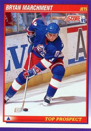 #314 Bryan Marchment - Winnipeg Jets - 1991-92 Score American Hockey