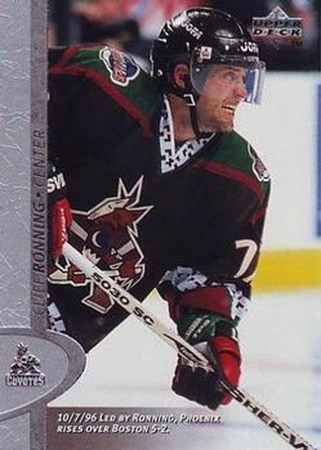 #315 Cliff Ronning - Phoenix Coyotes - 1996-97 Upper Deck Hockey