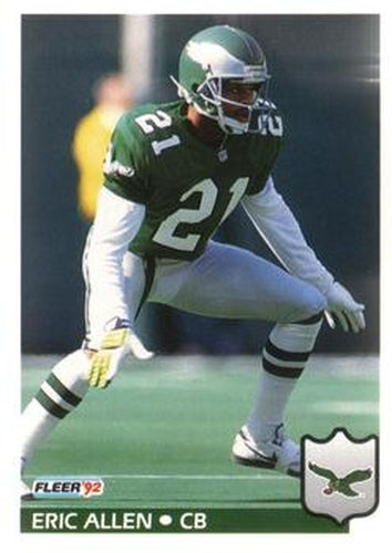#315 Eric Allen - Philadelphia Eagles - 1992 Fleer Football