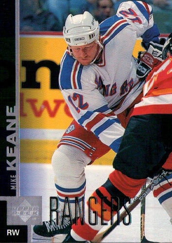 #315 Mike Keane - New York Rangers - 1997-98 Upper Deck Hockey