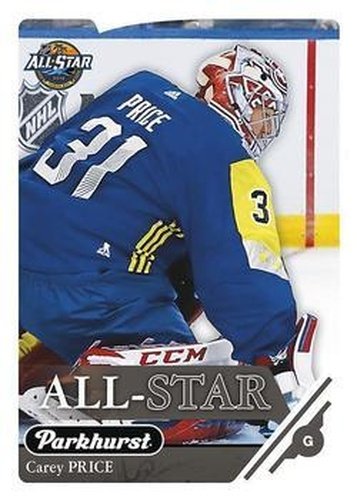 #315 Carey Price - Montreal Canadiens - 2018-19 Parkhurst Hockey