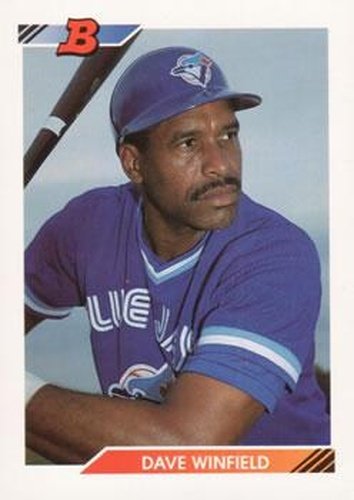 #315 Dave Winfield - Toronto Blue Jays - 1992 Bowman Baseball