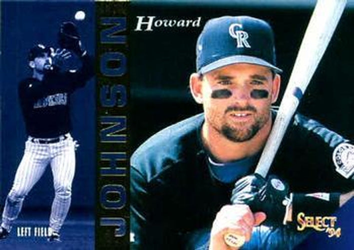 #315 Howard Johnson - Colorado Rockies - 1994 Select Baseball