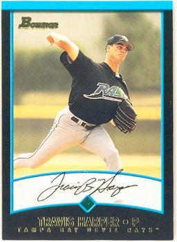 #315 Travis Harper - Tampa Bay Devil Rays - 2001 Bowman Baseball