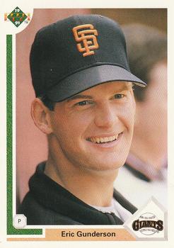 #315 Eric Gunderson - San Francisco Giants - 1991 Upper Deck Baseball