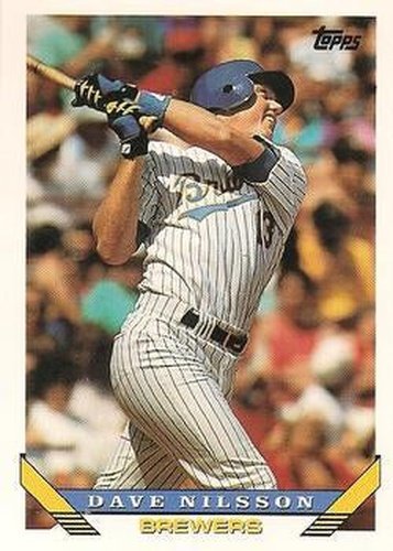 #316 Dave Nilsson - Milwaukee Brewers - 1993 Topps Baseball