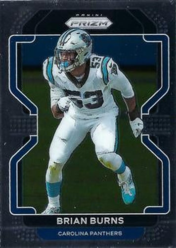 #316 Brian Burns - Carolina Panthers - 2021 Panini Prizm Football