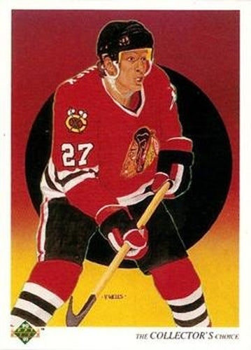 #316 Jeremy Roenick - Chicago Blackhawks - 1990-91 Upper Deck Hockey
