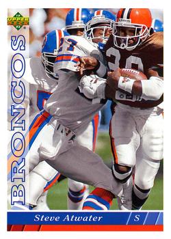#316 Steve Atwater - Denver Broncos - 1993 Upper Deck Football