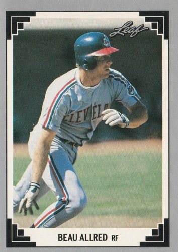 #316 Beau Allred - Cleveland Indians - 1991 Leaf Baseball