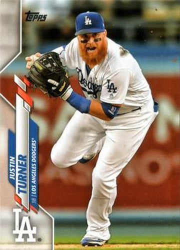 #316 Justin Turner - Los Angeles Dodgers - 2020 Topps Baseball