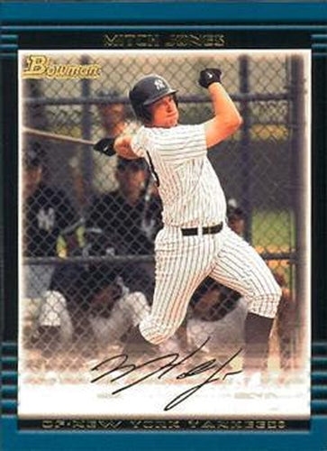 #316 Mitch Jones - New York Yankees - 2002 Bowman Baseball