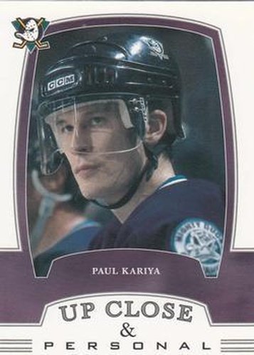 #316 Paul Kariya - Anaheim Mighty Ducks - 2002-03 Be a Player First Edition Hockey