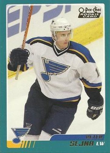 #316 Peter Sejna - St. Louis Blues - 2003-04 O-Pee-Chee Hockey