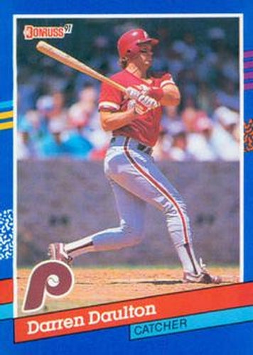 #316 Darren Daulton - Philadelphia Phillies - 1991 Donruss Baseball