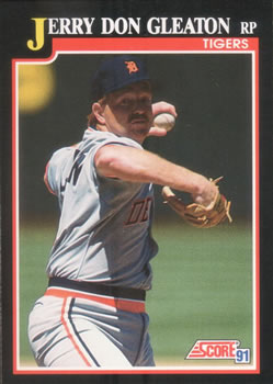 #316 Jerry Don Gleaton - Detroit Tigers - 1991 Score Baseball
