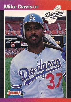#316 Mike Davis - Los Angeles Dodgers - 1989 Donruss Baseball