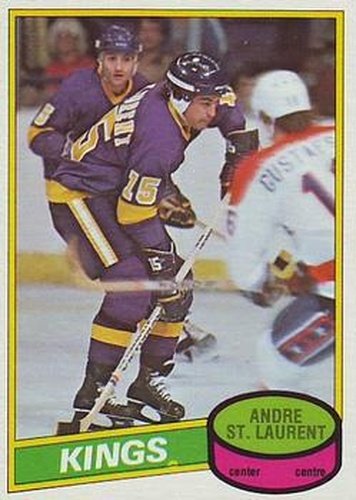 #316 Andre St. Laurent - Los Angeles Kings - 1980-81 O-Pee-Chee Hockey