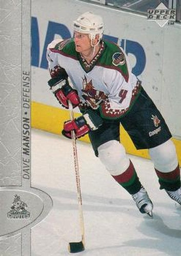#317 Dave Manson - Phoenix Coyotes - 1996-97 Upper Deck Hockey
