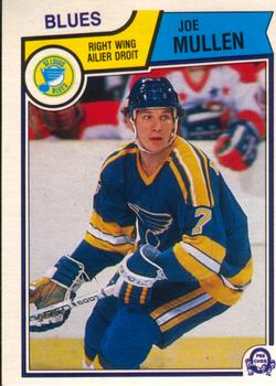 #317 Joe Mullen - St. Louis Blues - 1983-84 O-Pee-Chee Hockey