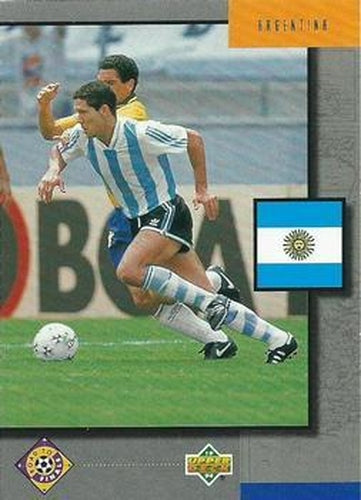 #317 1994 Argentina - Argentina - 1994 Upper Deck World Cup Contenders English/Spanish Soccer