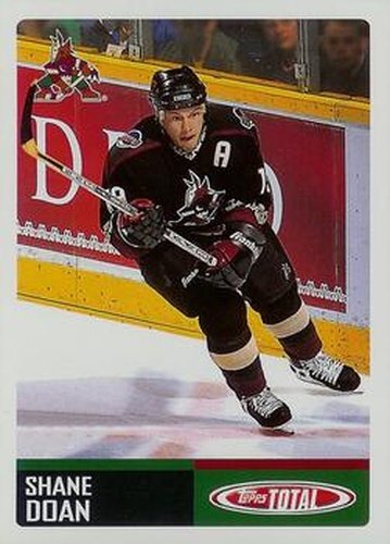 #317 Shane Doan - Phoenix Coyotes - 2002-03 Topps Total Hockey