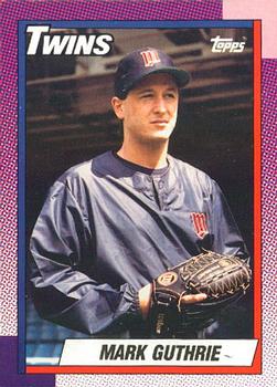 #317 Mark Guthrie - Minnesota Twins - 1990 O-Pee-Chee Baseball
