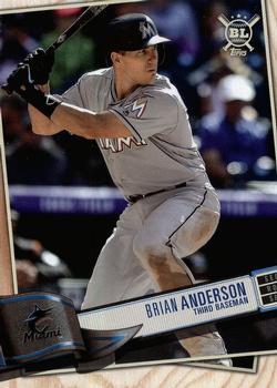 #317 Brian Anderson - Miami Marlins - 2019 Topps Big League Baseball