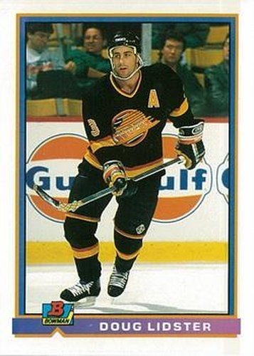 #317 Doug Lidster - Vancouver Canucks - 1991-92 Bowman Hockey