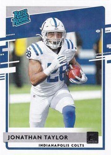 #317 Jonathan Taylor - Indianapolis Colts - 2020 Donruss Football